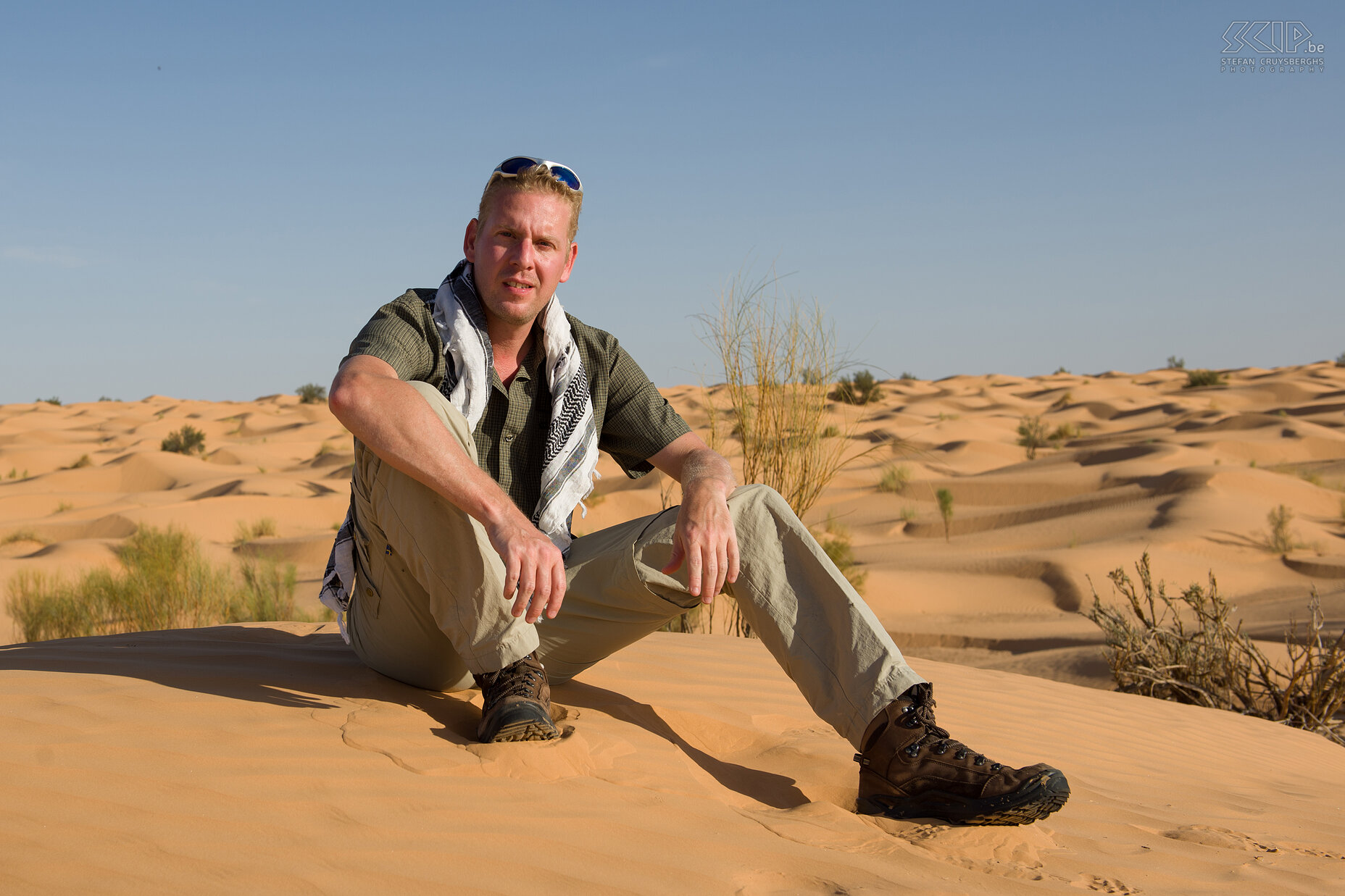 Stefan in the desert  Stefan Cruysberghs